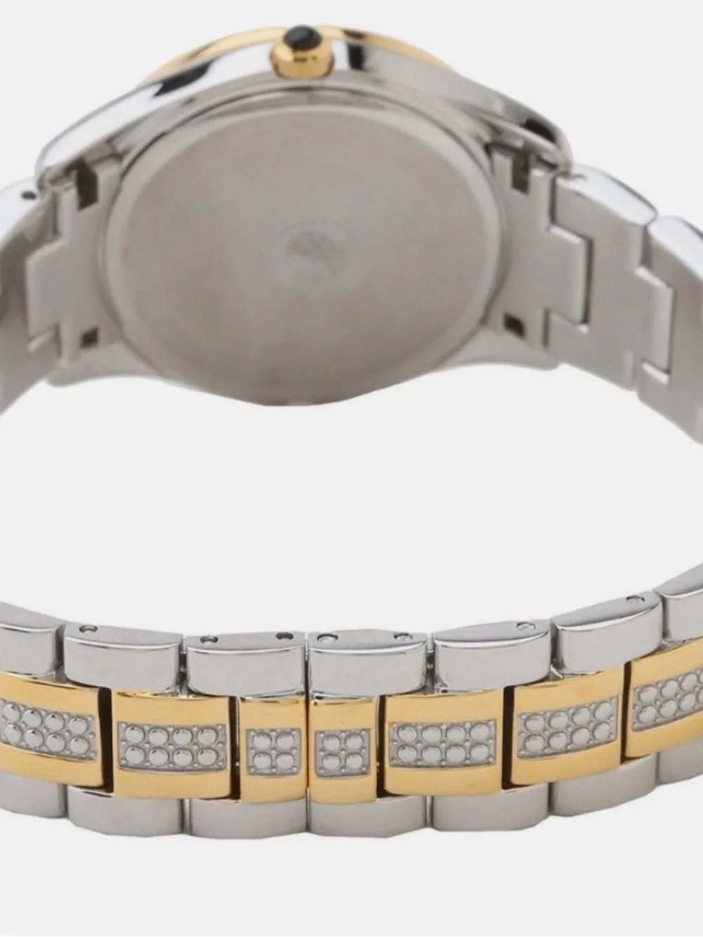 Bulova Women's Two-Tone Crystal Bracelet Watch - Gold & Silver